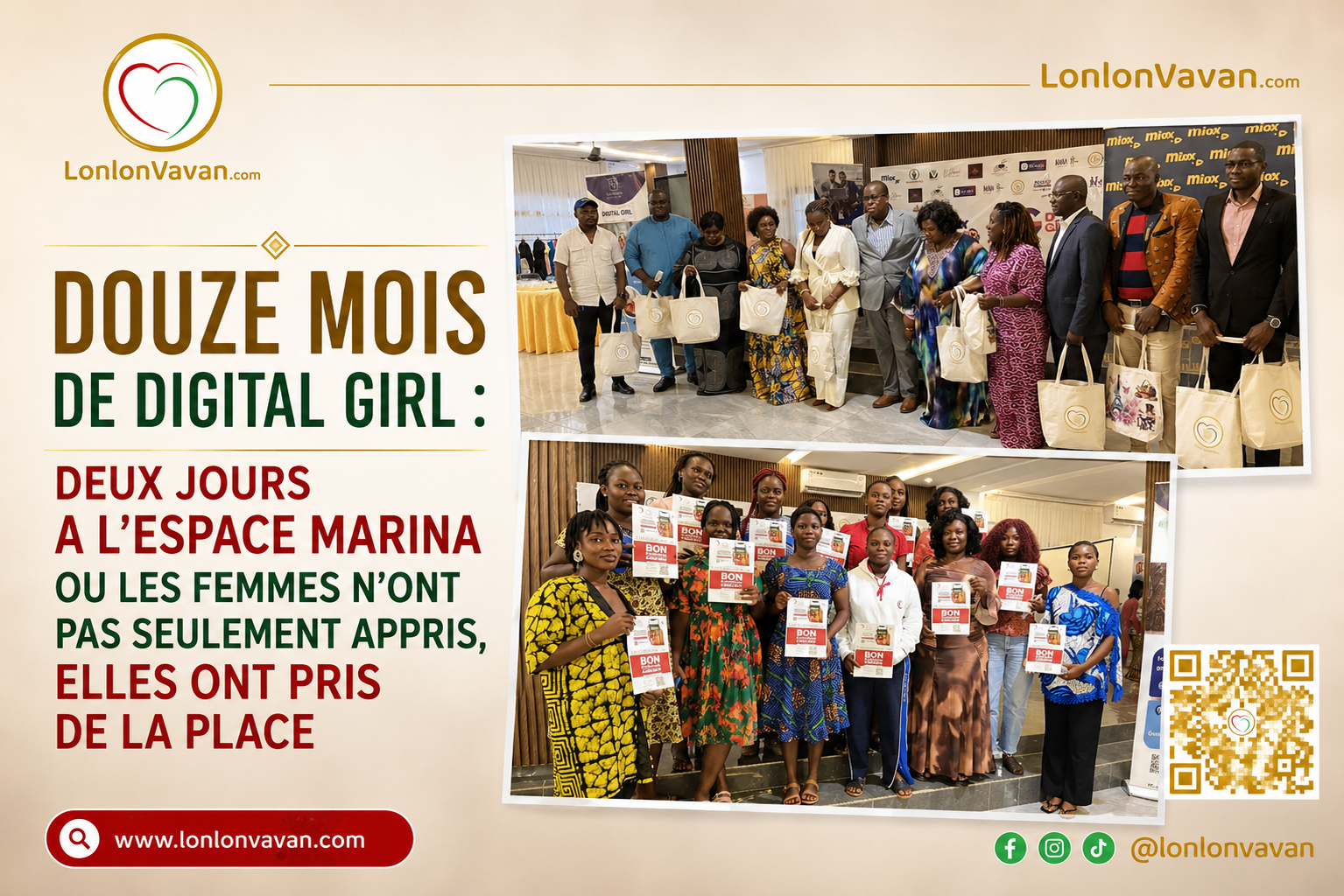 Douze mois de digital girl